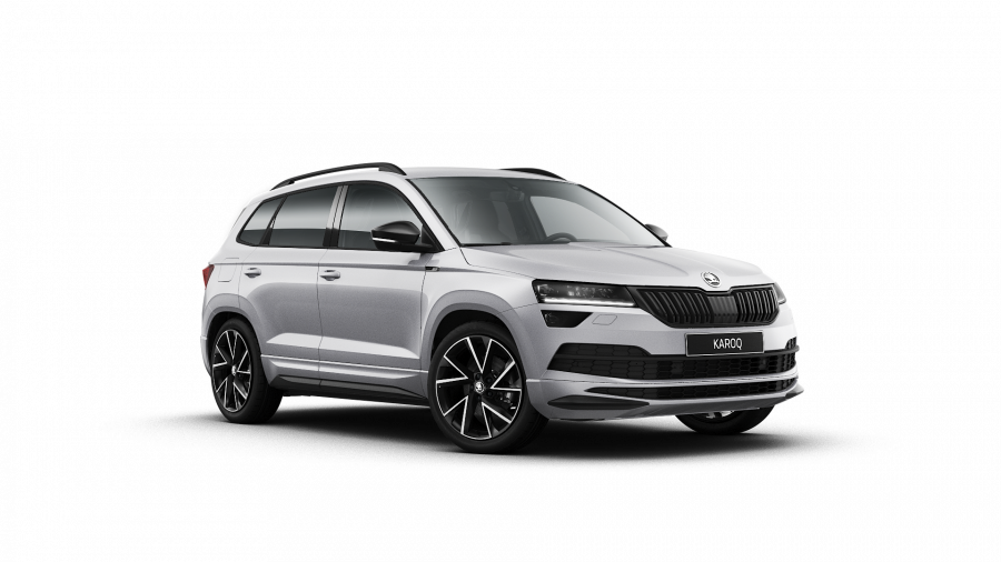 Škoda Karoq, 1,5 TSI 110 kW 7-stup. automat., barva stříbrná