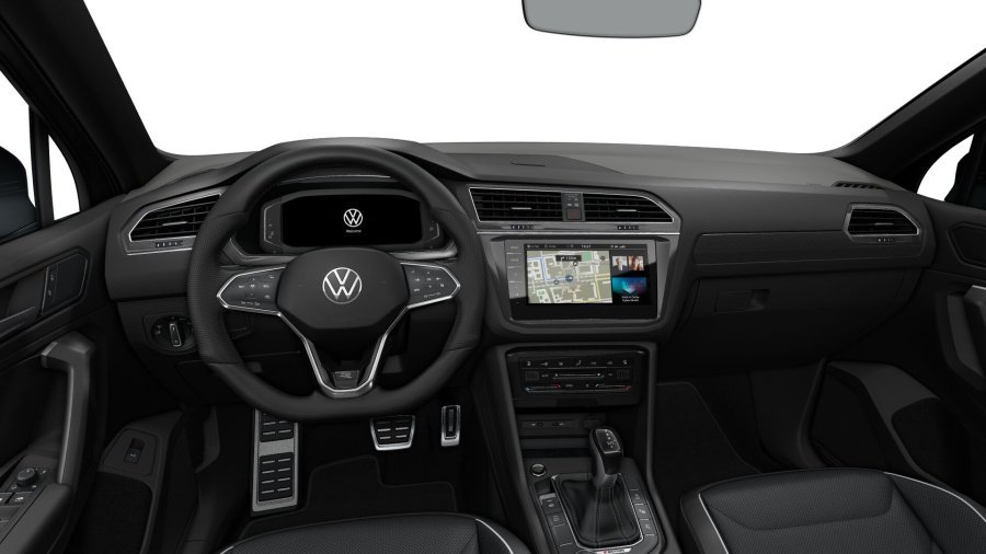 Volkswagen Tiguan Allspace, Allspace R-Line 2,0 TDI 142 kW 4M 7DSG, barva černá