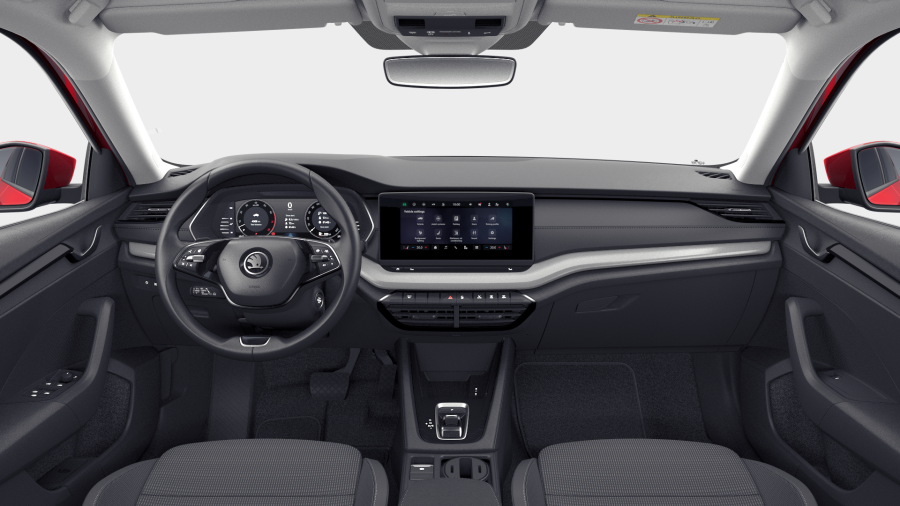 Škoda Octavia, 1,5 TSI m-HEV 110 kW 7° automatická DSG, barva červená