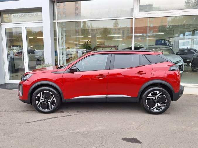Peugeot 2008, Peugeot 2008 ALLURE Hybrid 145 e-DCS6, barva červená