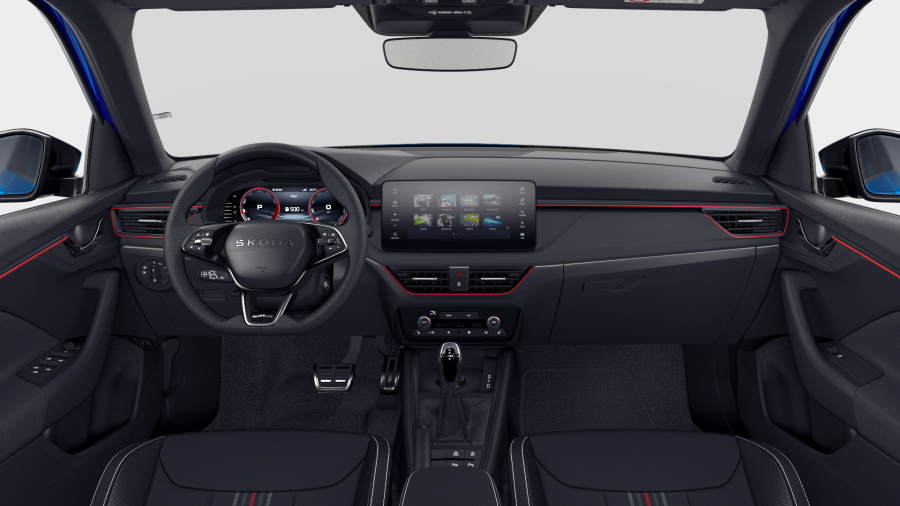 Škoda Kamiq, 1,0 TSI 85 kW 7° automatická DSG, barva modrá