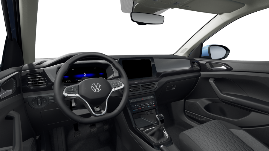 Volkswagen T-Cross, T-Cross People 1.0 TSI 85 kW 6G, barva modrá