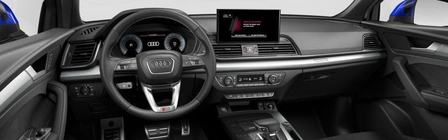 Audi Q5 Sportsback, Q5 SB S line 40 TDI 150kW quattro, barva modrá