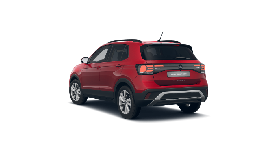 Volkswagen T-Cross, T-Cross People 1.0 TSI 70 kW 5G, barva červená