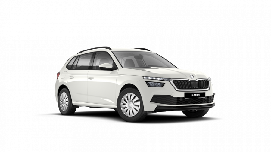 Škoda Kamiq, 1,0 TSI 70 kW 5-stup. mech., barva bílá