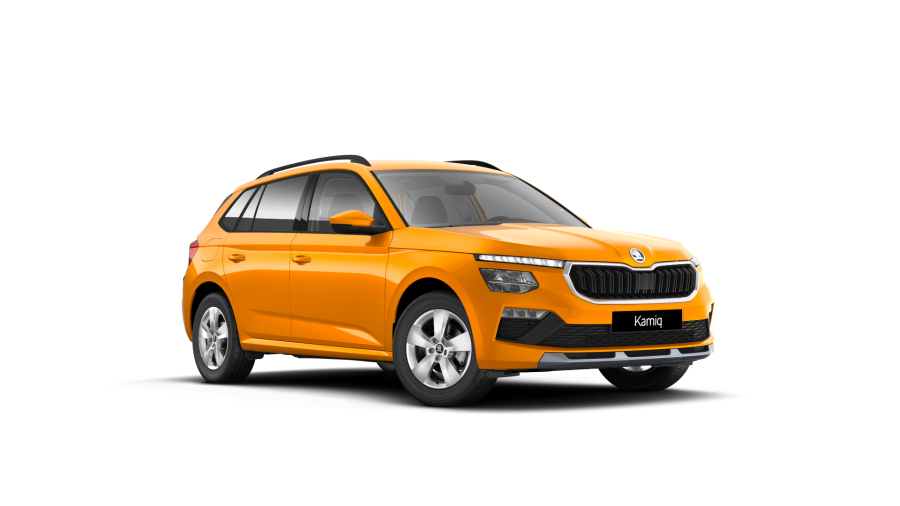 Škoda Kamiq, 1,0 TSI 85 kW 6-stup. mech., barva oranžová