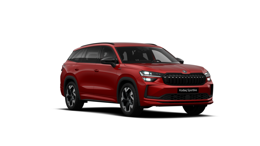 Škoda Kodiaq, 1,5 TSI iV 150 kW 6° automatická DSG, barva červená