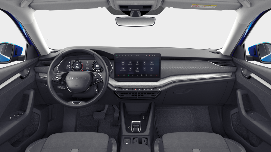 Škoda Octavia, 1,5 TSI Hybrid 110 kW 7° automatická DSG, barva modrá