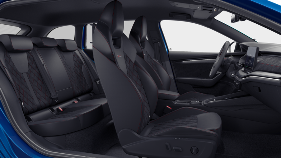 Škoda Octavia, 2,0 TSI 195 kW 7° automatická DSG, barva modrá