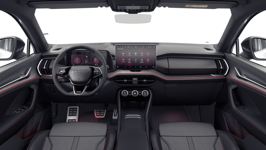 Škoda Kodiaq, 2,0 TSI 195 kW 7° automatická DSG 4x4, barva stříbrná