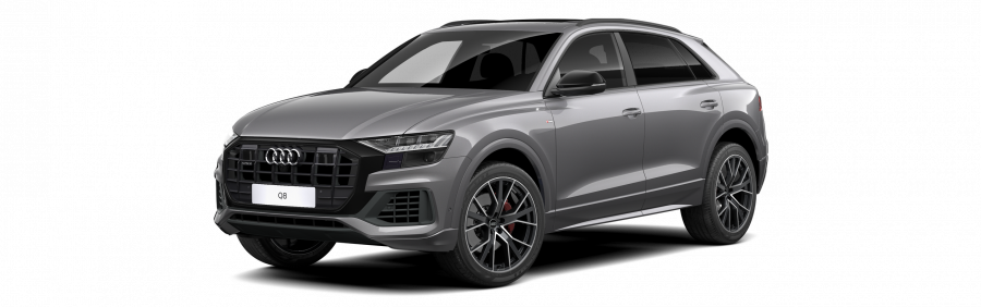 Audi Q8, Q8 50 TDI quattro, barva šedá