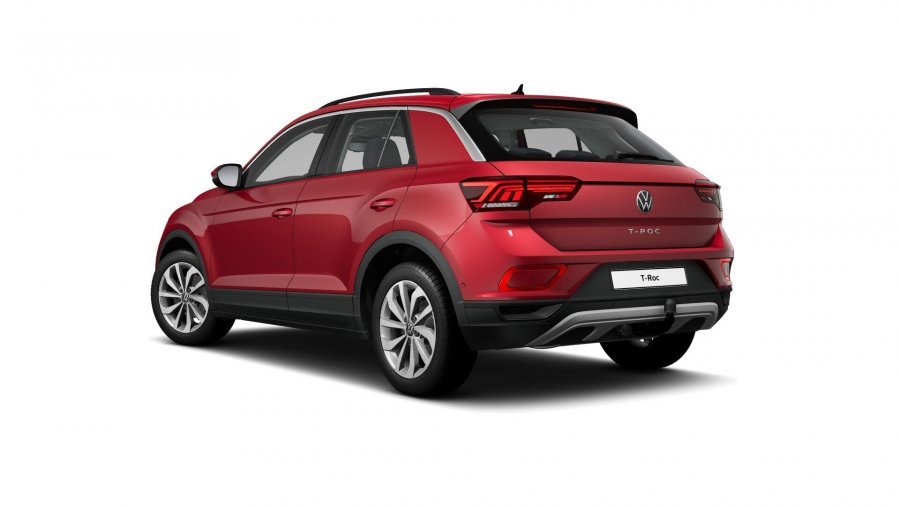 Volkswagen T-Roc, T-Roc Life 1,5 TSI 110 kW 6G, barva červená