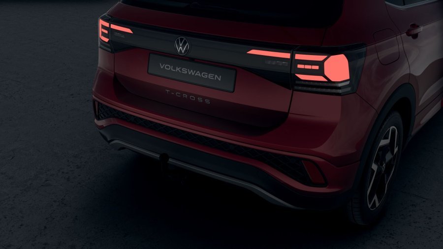 Volkswagen T-Cross, T-Cross R-Line People 1.0 TSI 85 kW 6G, barva červená