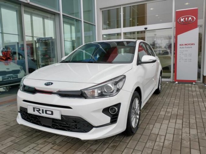 Kia Rio, 1,2 DPI Exclusive MY22, barva bílá