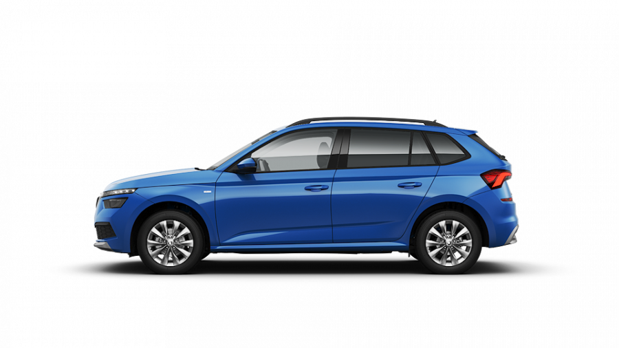 Škoda Kamiq, 1,0 TSI 70 kW 5-stup. mech., barva modrá