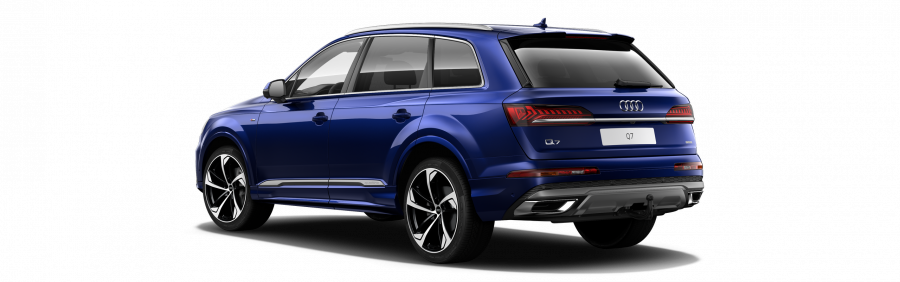 Audi Q7, Q7 S line 45 TDI quattro, barva modrá