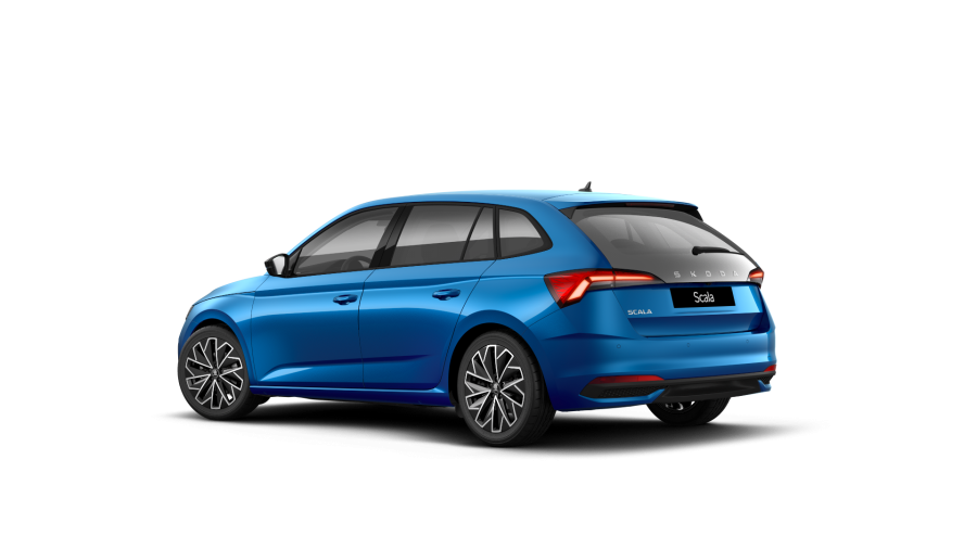 Škoda Scala, 1,0 TSI 85 kW 6° manuální, barva modrá