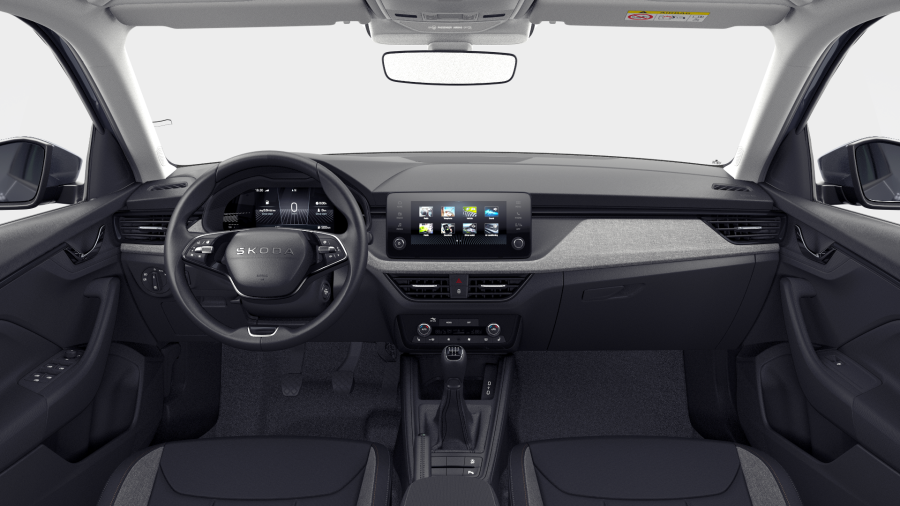 Škoda Scala, 1,0 TSI 70 kW 5° manuální, barva šedá