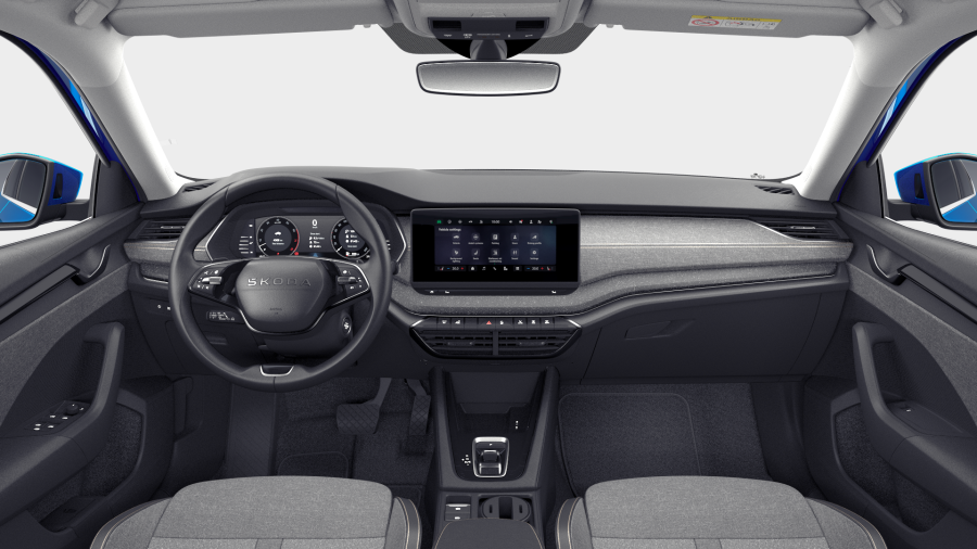 Škoda Octavia, 1,5 TSI m-HEV 110 kW 7-stup. automat., barva modrá