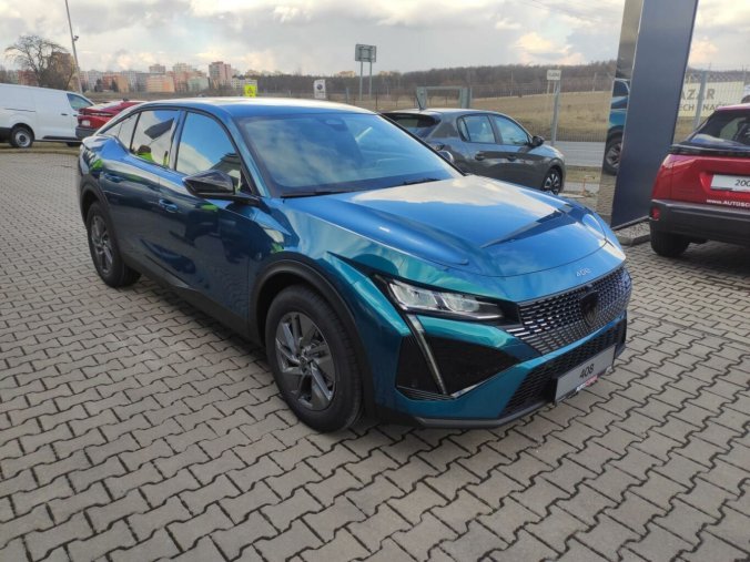 Peugeot 408, Peugeot 408 ALLURE Hybrid 136 e-DCS6, barva modrá