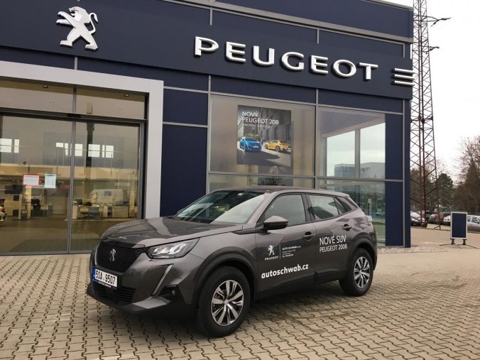 Peugeot 2008, NOVÁ ACTIVE 1.2 100k MAN 6, barva šedá