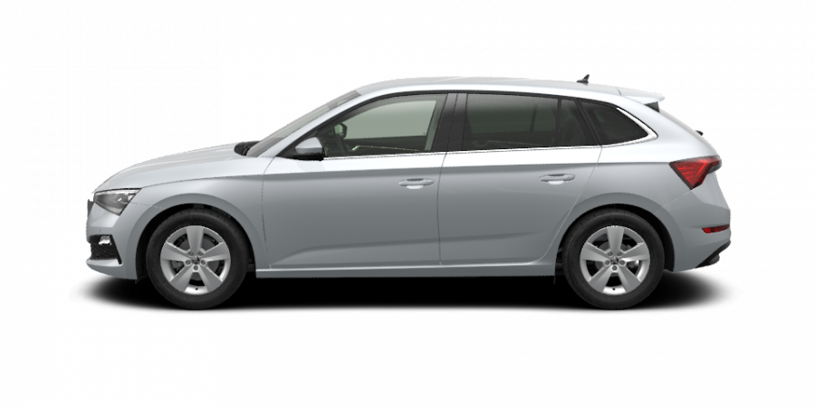 Škoda Scala, 1,0 TSI 81 KW 6-stup. mech., barva stříbrná