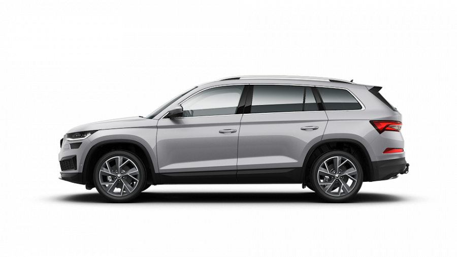 Škoda Kodiaq, 2,0 TDI 110 kW 7-stup. automat. 4x4, barva stříbrná