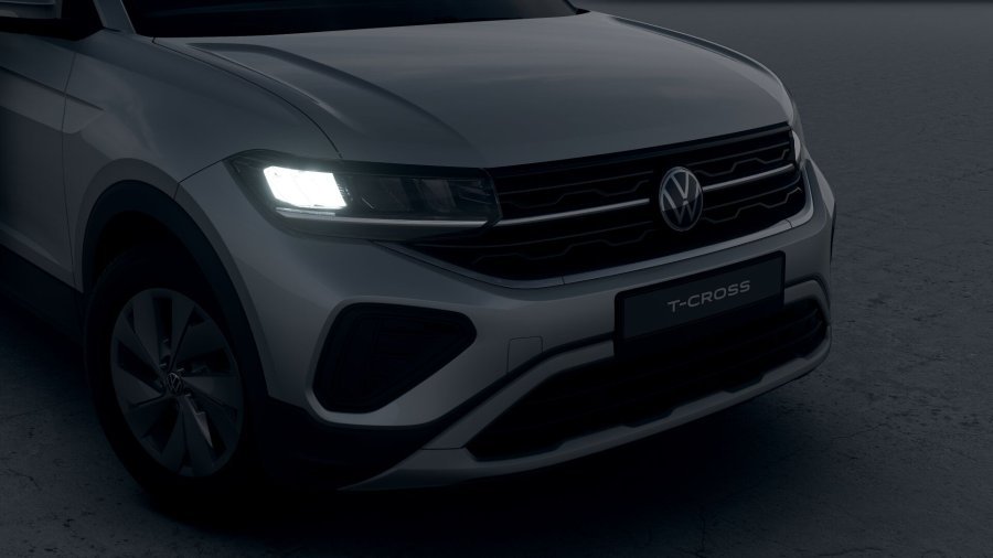 Volkswagen T-Cross, T-Cross People 1.0 TSI 85 kW 6G, barva stříbrná