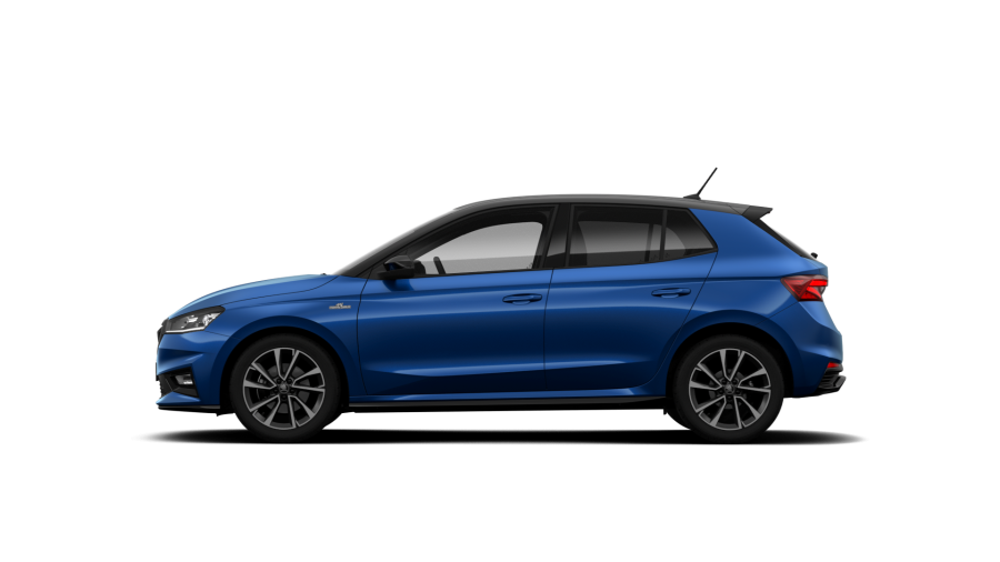 Škoda Fabia, 1,0 TSI 85 kW 7-stup. automat., barva modrá