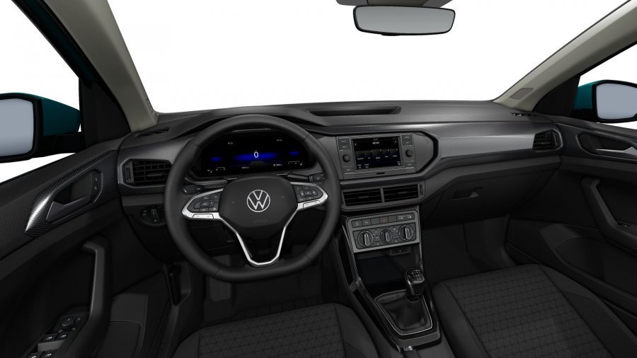 Volkswagen T-Cross, T-Cross Life 1,0 TSI 70 kW 5G, barva tyrkysová