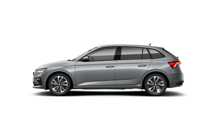 Škoda Scala, 1,0 TSI 85 kW 6° manuální, barva stříbrná