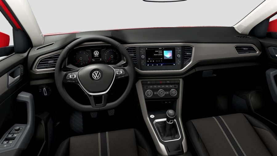 Volkswagen T-Roc, T-Roc Design 1,5 TSI ACT 6G, barva červená