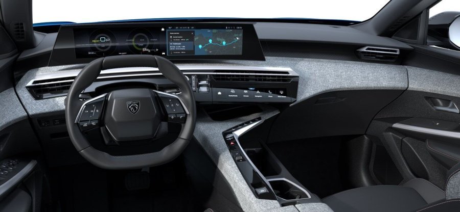 Peugeot 3008, Peugeot 3008 ALLURE Hybrid 145 e-DCS6, barva modrá