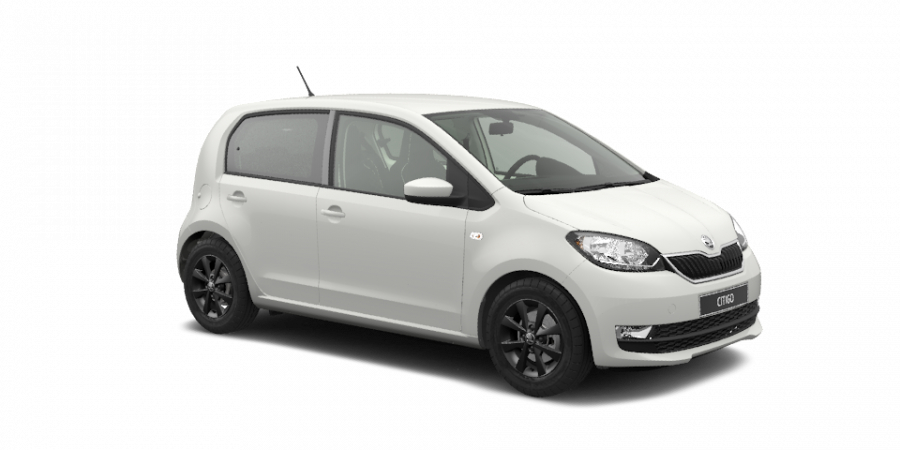 Škoda Citigo, 1,0 MPI 55 kW 5-stup. ASG, barva bílá