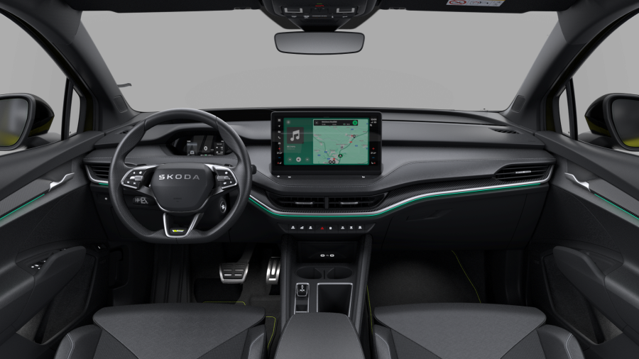 Škoda Enyaq iV, 82 kWh 250 kW 1° převodovka 4x4, barva zelená