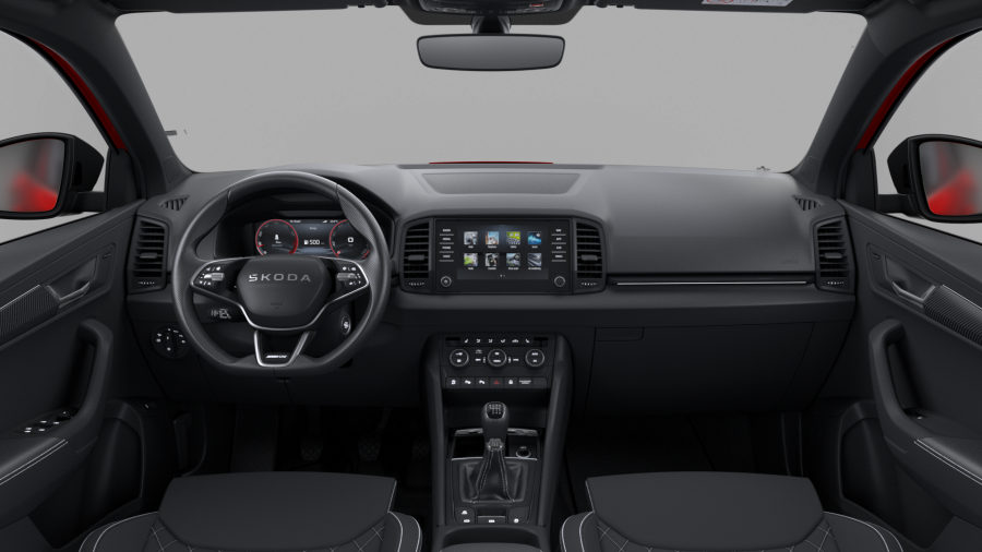 Škoda Karoq, 1,5 TSI 110 kW 6-stup. mech., barva červená