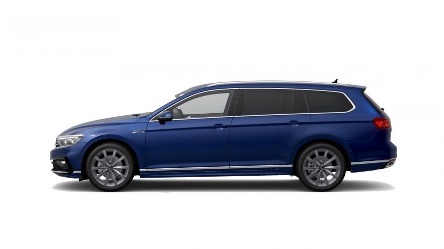 Volkswagen Passat Variant, Passat Variant R-Line 2,0 TDI EVO 7DSG, barva modrá
