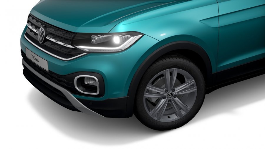 Volkswagen T-Cross, T-Cross Style 1,5 TSI 110 kW 7DSG, barva tyrkysová