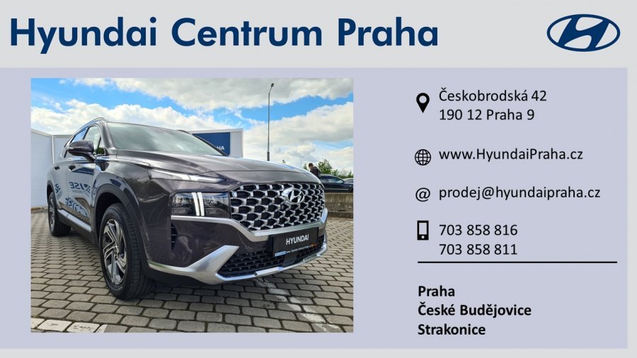 Hyundai Santa Fe, 2,2 CRDi 148 kW (diesel) 8 st. DCT, barva hnědá