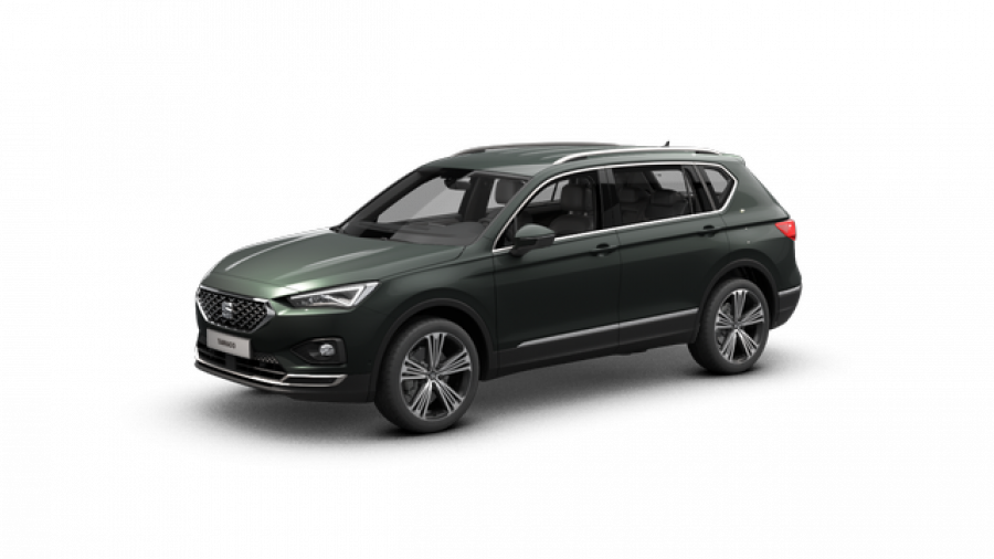 Seat Tarraco, Xcellence 2,0 TDI 190k 4WD DSG, barva zelená