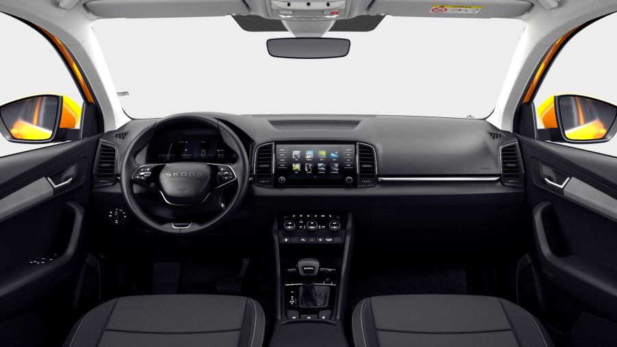 Škoda Karoq, 1,5 TSI 110 kW 7° automatická DSG, barva oranžová