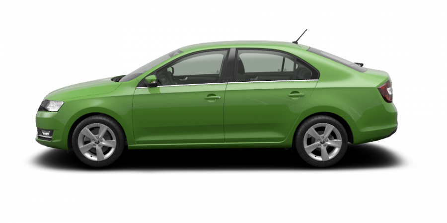 Škoda Rapid, 1,0 TSI 70 kW 5-stup. mech., barva zelená