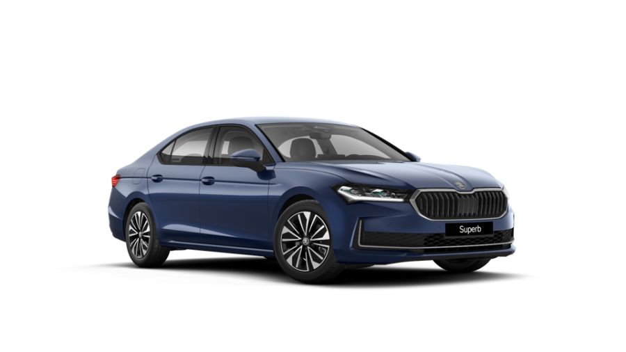 Škoda Superb, 2,0 TDI 110 kW 7-stup. automat., barva modrá