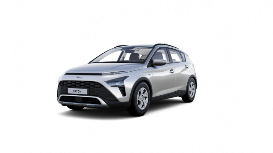 Hyundai Bayon, 1,0 T-GDI 74 kW 6st. manuální, barva stříbrná