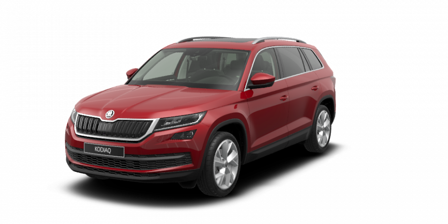 Škoda Kodiaq, 2,0 TDI 140 kW 7-stup. automat. 4x4, barva červená