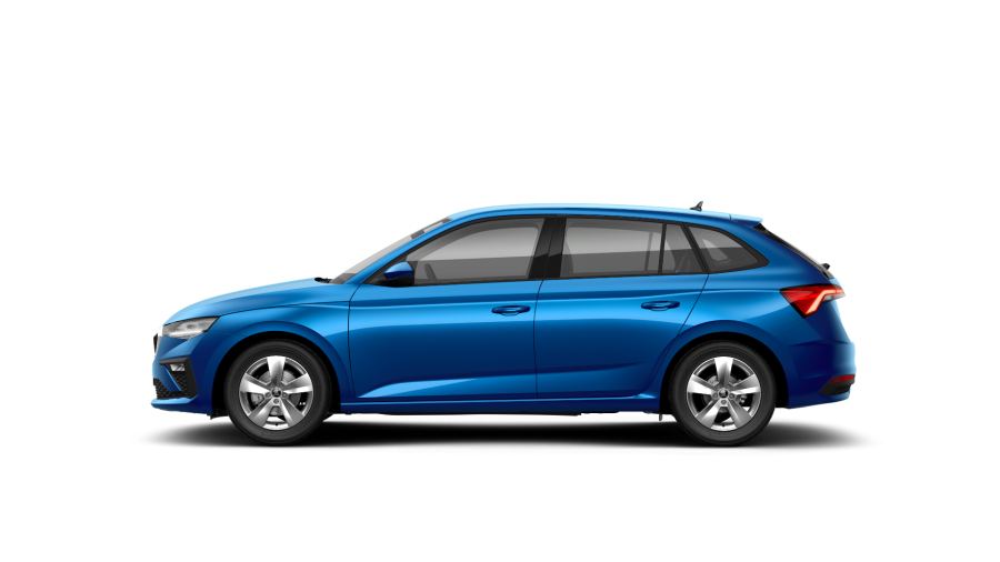 Škoda Scala, 1,0 TSI 85 kW 6-stup. mech., barva modrá