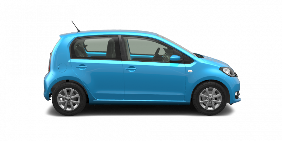 Škoda Citigo, 1,0 MPI 55 kW 5-stup. ASG, barva modrá