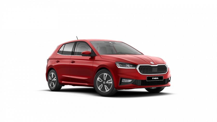 Škoda Fabia, 1,0 TSI 81 kW 6-stup. mech., barva červená