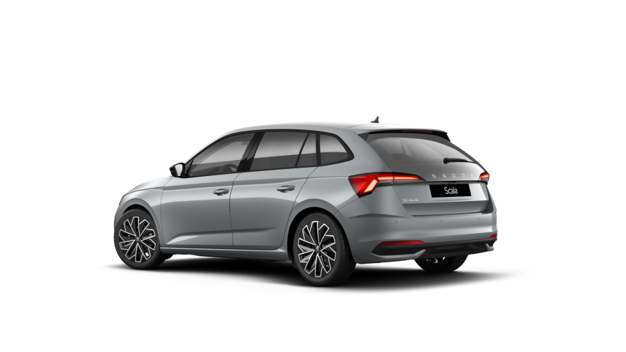 Škoda Scala, 1,0 TSI 85 kW 7° automatická DSG, barva stříbrná