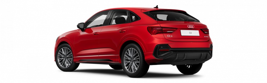 Audi Q3 Sportback, Q3 SB S line 35 TFSI 110 kW CoD, barva červená
